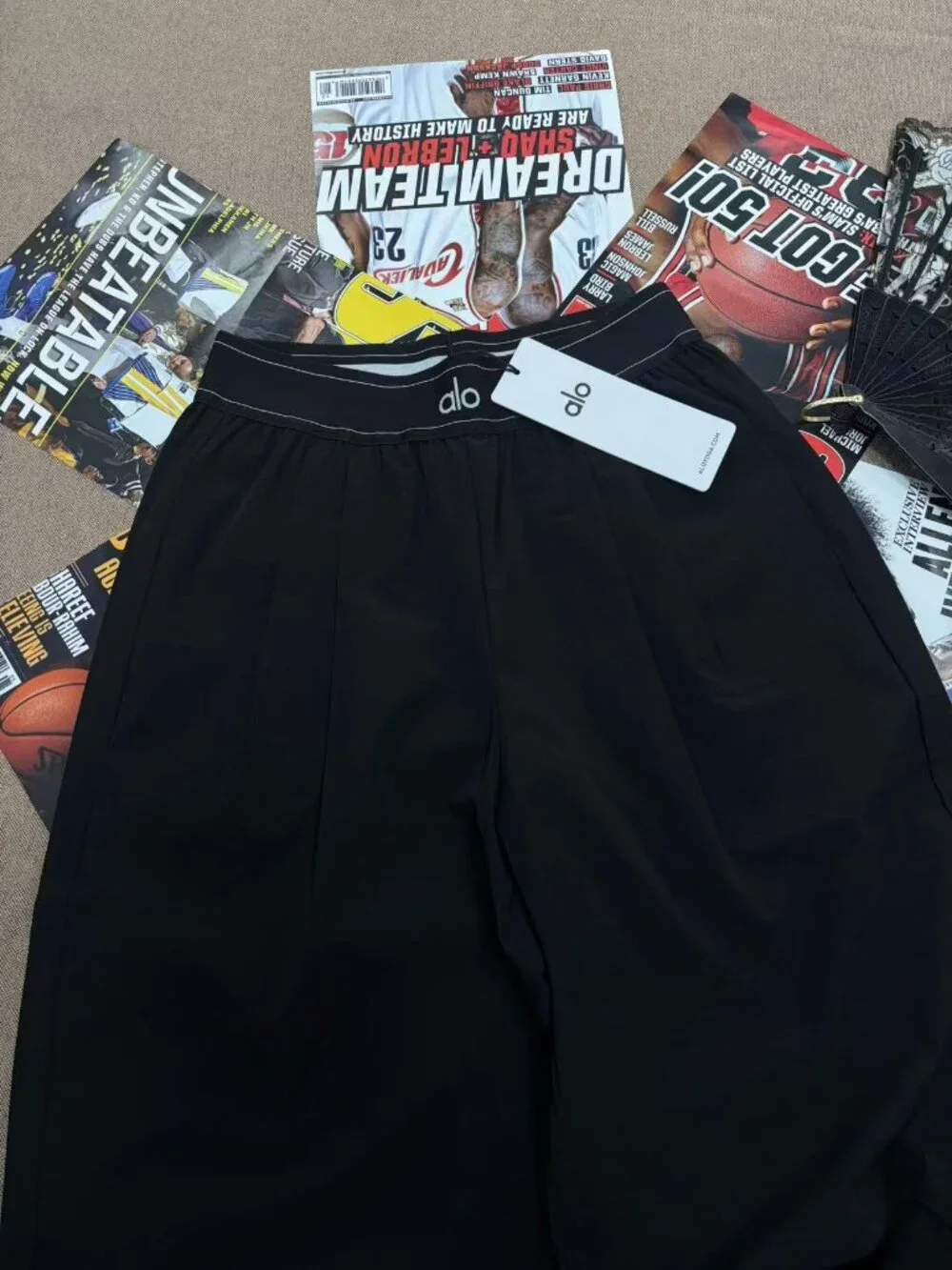🌟Alo Yoga Suit Up Trouser Black Regular 30-inch Inner Seam Length